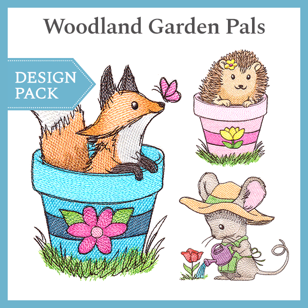 A Woodland Garden Pals Design Pack