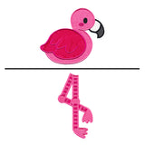 Fabulous Flamingo Towel Topper (In-the-Hoop)