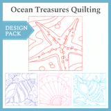 A Ocean Treasures Quilting Design Pack