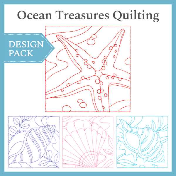 A Ocean Treasures Quilting Design Pack