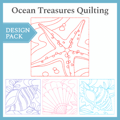 A Ocean Treasures Quilting Design Pack