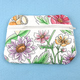 Floral Flair Zipper Pouch (In-the-Hoop)