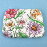 Floral Flair Zipper Pouch (In-the-Hoop)