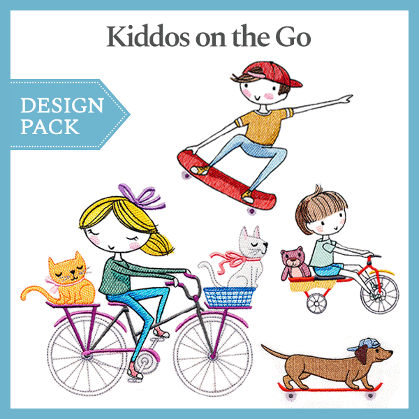 A Kiddos on the Go Design Pack