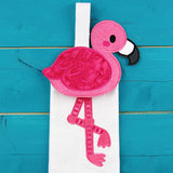 Fabulous Flamingo Towel Topper (In-the-Hoop)