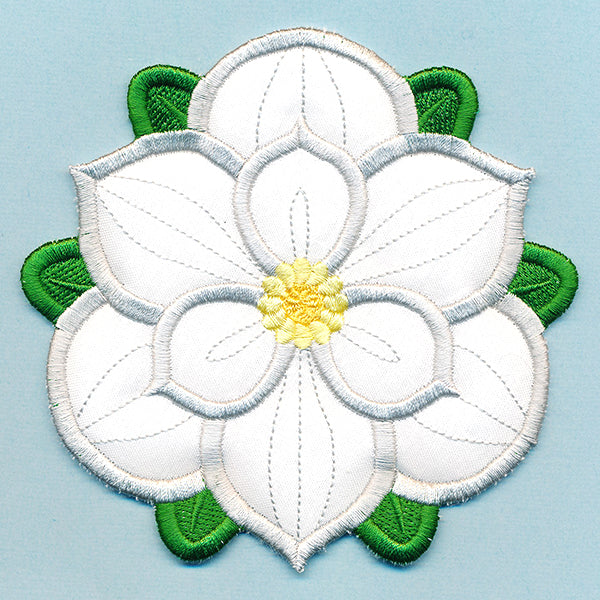 Blooming Magnolia Trivet (In-the-Hoop)