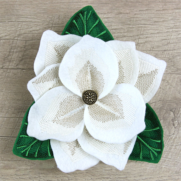 Freestanding Fabric Magnolia (In-the-Hoop)