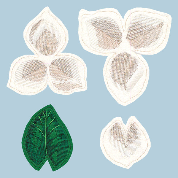 Freestanding Fabric Magnolia (In-the-Hoop)