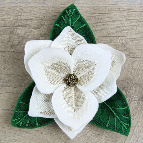 Freestanding Fabric Magnolia (In-the-Hoop)