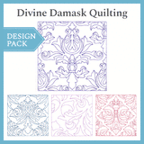 A Divine Damask Quilting Design Pack