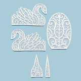 Elegant Swan in 3D (Lace)