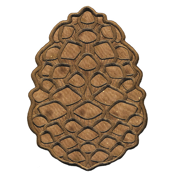 Pretty Pinecone Trivet (In-the-Hoop)