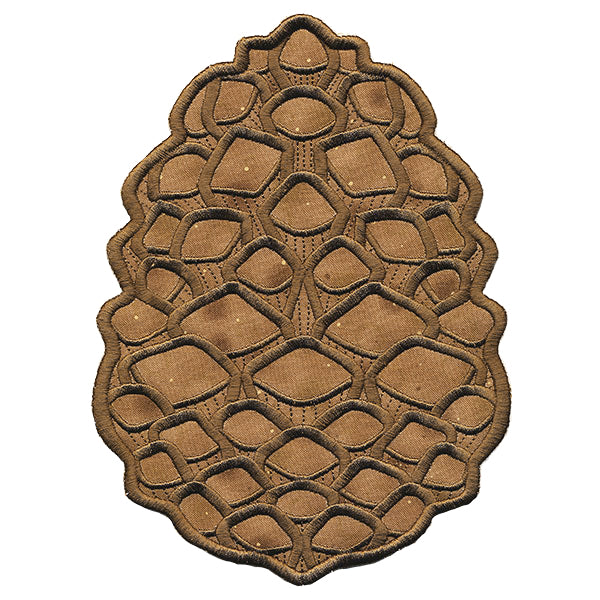 Pretty Pinecone Trivet (In-the-Hoop)