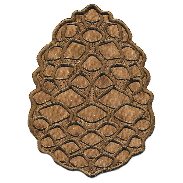 Pretty Pinecone Trivet (In-the-Hoop)