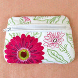 Blossoming Applique Zipper Pouch (In-the-Hoop)