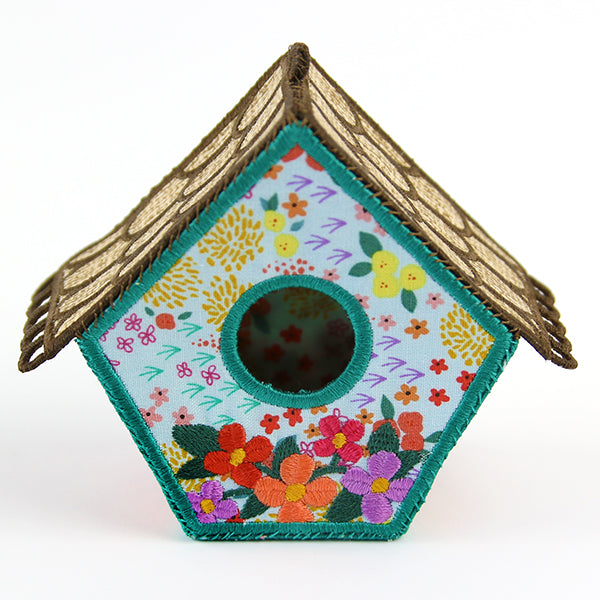 3D Floral Birdhouse (In-the-Hoop)