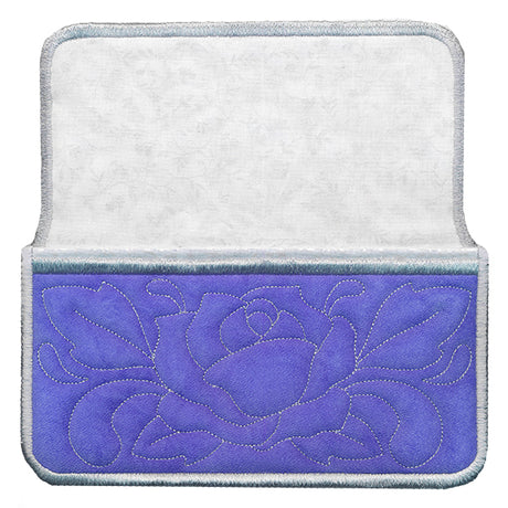 Blooming Rose Eyeglasses Case (In-the-Hoop)