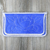 Blooming Rose Eyeglasses Case (In-the-Hoop)