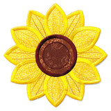 Delightful Sunflower Trivet (In-the-Hoop)