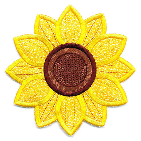Delightful Sunflower Trivet (In-the-Hoop)
