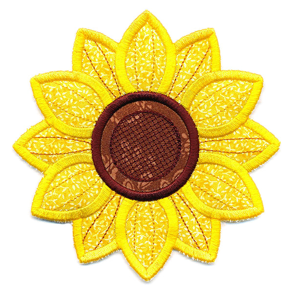 Delightful Sunflower Trivet (In-the-Hoop)