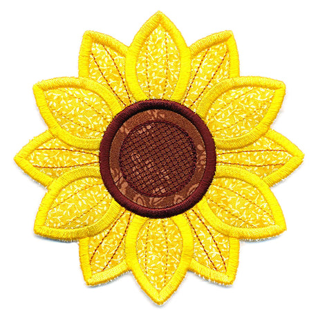 Delightful Sunflower Trivet (In-the-Hoop)