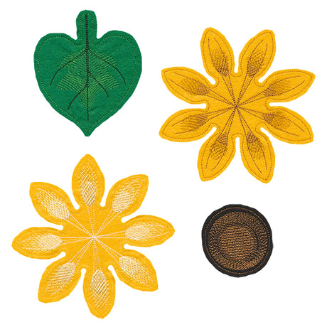 Freestanding Fabric Sunflower (In-the-Hoop)