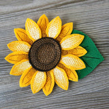 Freestanding Fabric Sunflower (In-the-Hoop)