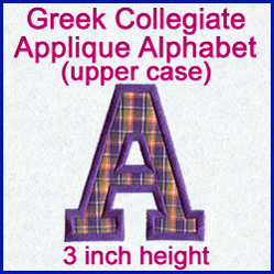 A Greek Collegiate Alphabet Design Pack