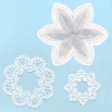 Freestanding Fabric and Lace Flower (In-the-Hoop)