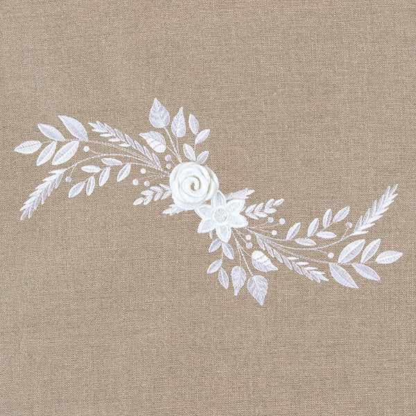 Delicate Floral Spray in 3D