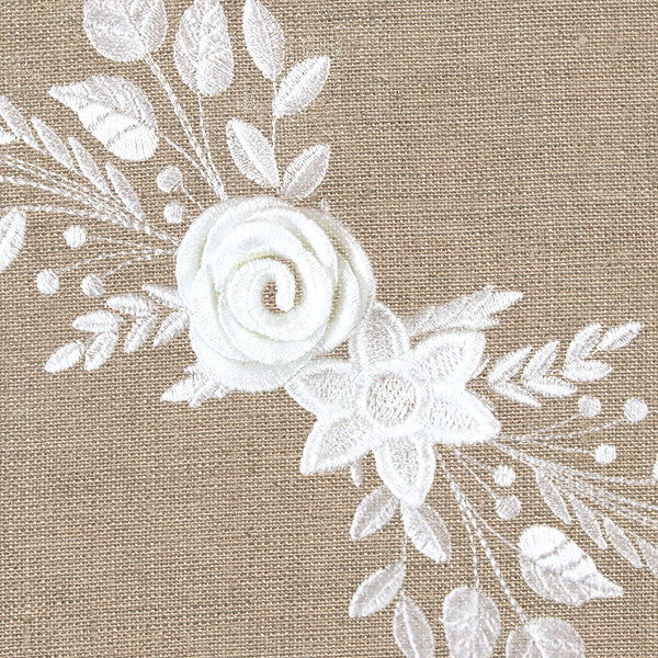 Delicate Floral Spray in 3D