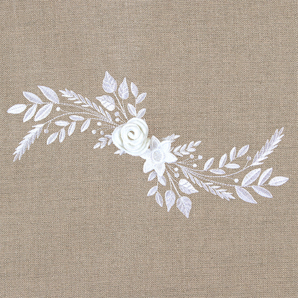 Delicate Floral Spray in 3D