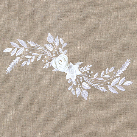 Delicate Floral Spray in 3D