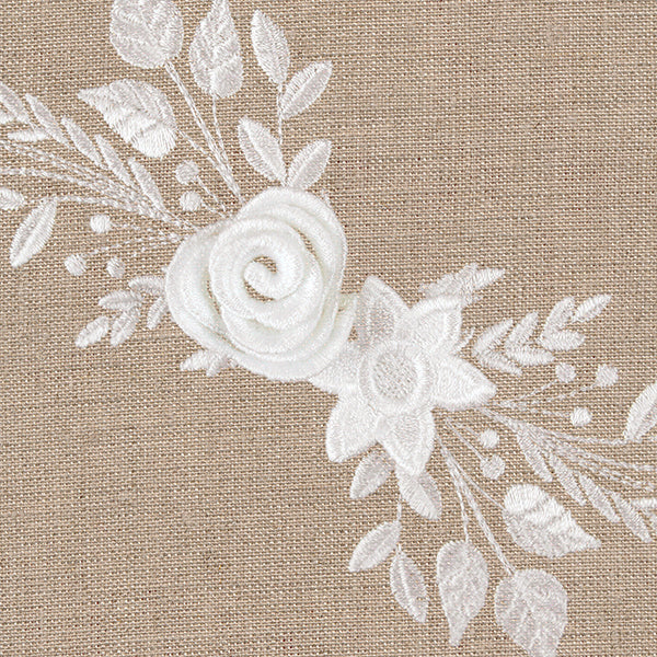 Delicate Floral Spray in 3D