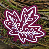 Filigree Maple Leaf (In-the-Hoop)