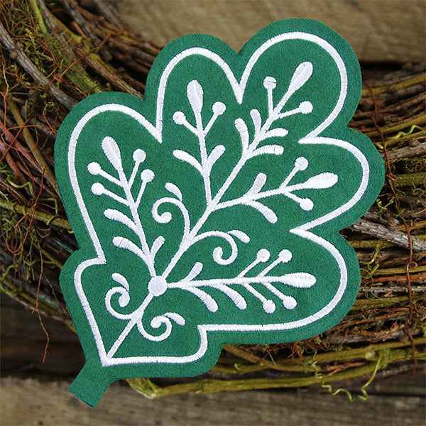 Filigree Oak Leaf (In-the-Hoop)