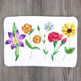 Long-Stemmed Wildflowers Lined Zipper Pouch (In-the-Hoop)