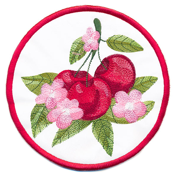 Cherry Blossoms Trivet (In-the-Hoop)
