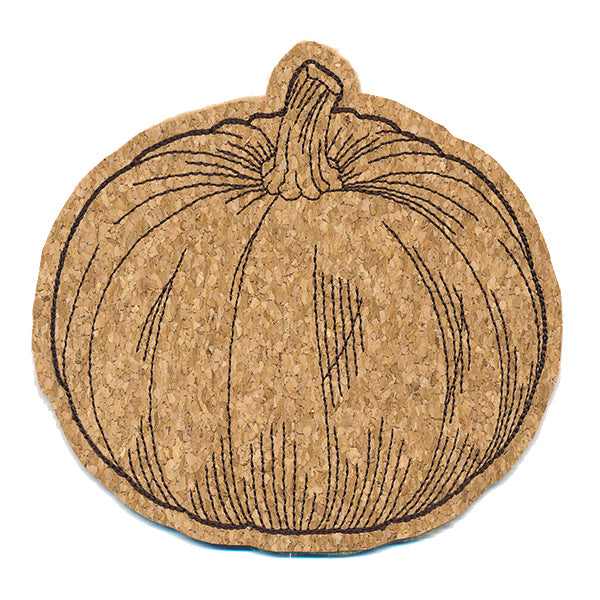 Autumn Pumpkin Coaster (In-the-Hoop)