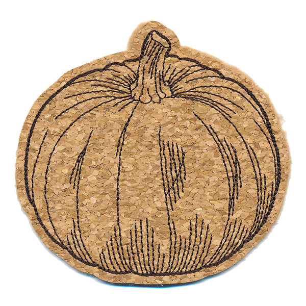 Autumn Pumpkin Coaster (In-the-Hoop)