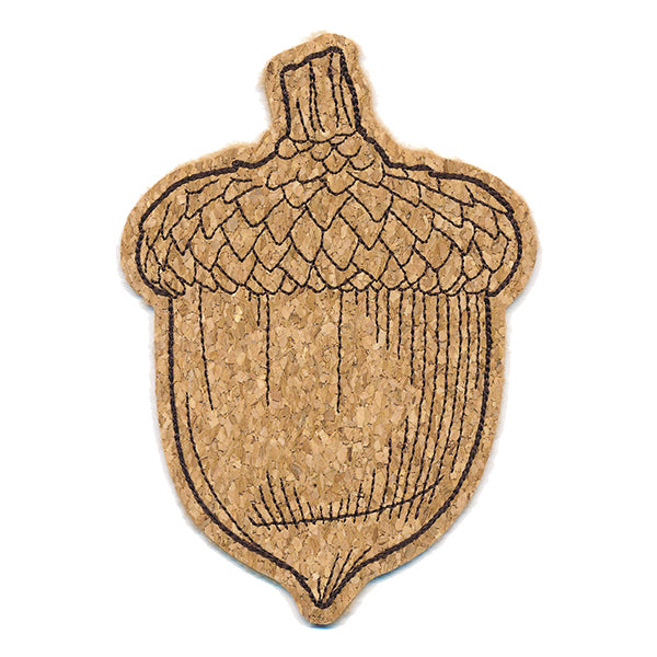 Autumn Acorn Coaster (In-the-Hoop)