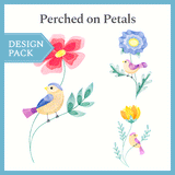 A Perched on Petals Design Pack