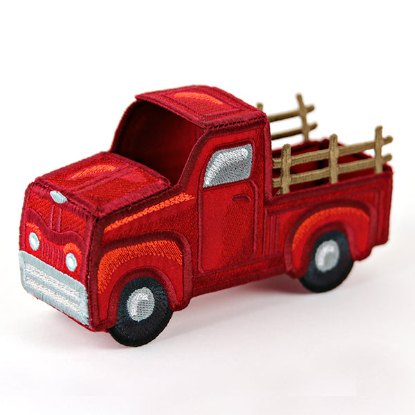 3D Classic Retro Truck (In-the-Hoop)