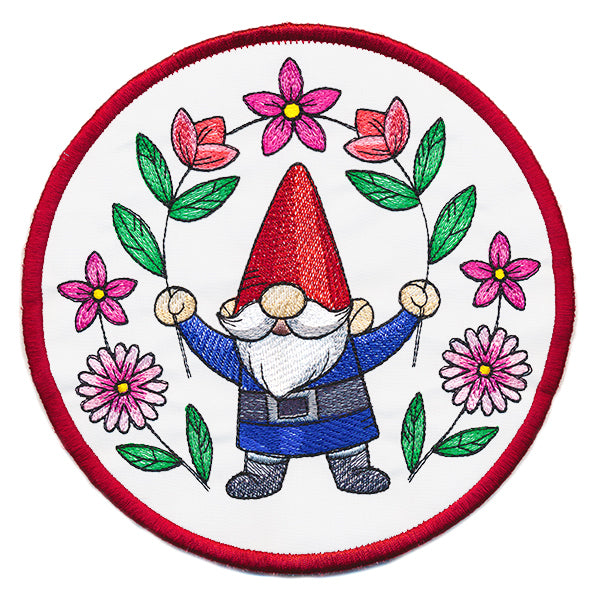 Garden Gnome Trivet (In-the-Hoop)