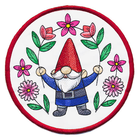 Garden Gnome Trivet (In-the-Hoop)