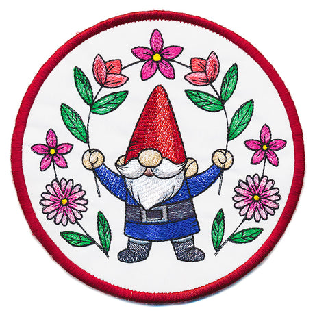 Garden Gnome Trivet (In-the-Hoop)