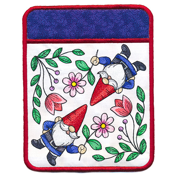 Garden Gnome Pot Holder (In-the-Hoop)