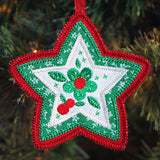 Christmas Charm Star Ornament (In-the-Hoop)