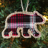 Rustic Bear Christmas Ornament (In-the-Hoop)